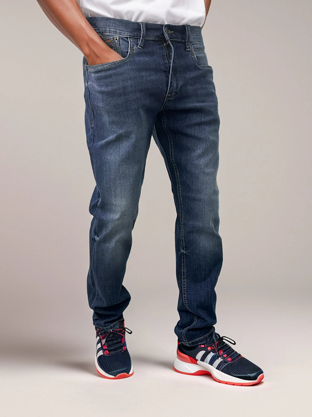 Faded Blue Slim fit Jeans Pant