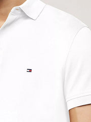 Interlook White Polo Shirt flag embroidery logo