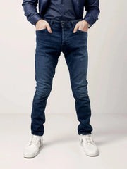 Slim fit Navy Blue Jeans