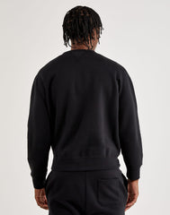 Men’s Black Multi Color Logo Crew Neck Sweatshirt