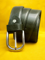 Premium Quality Dark green Leather Belt