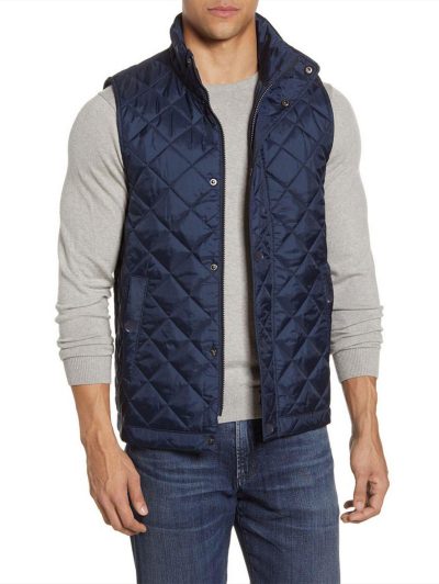 Casual Collection Sleeveless For Men's Diamond Quilty