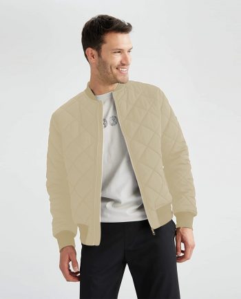 Men's Jackets-Windproof Slim Fit Jacket Winter Warm Padded Coats Outwear