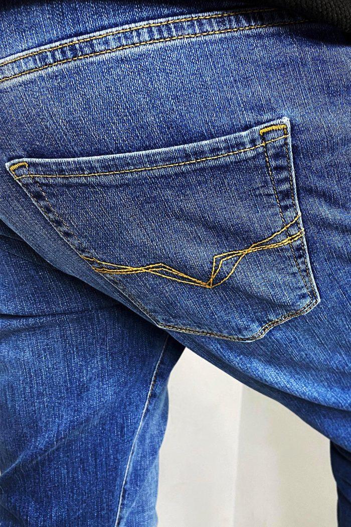 Blue Denim Slim Straight jeans Pant