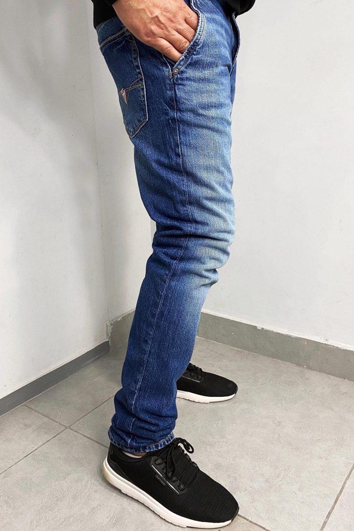 Medium Blue Slim Straight jeans Pant