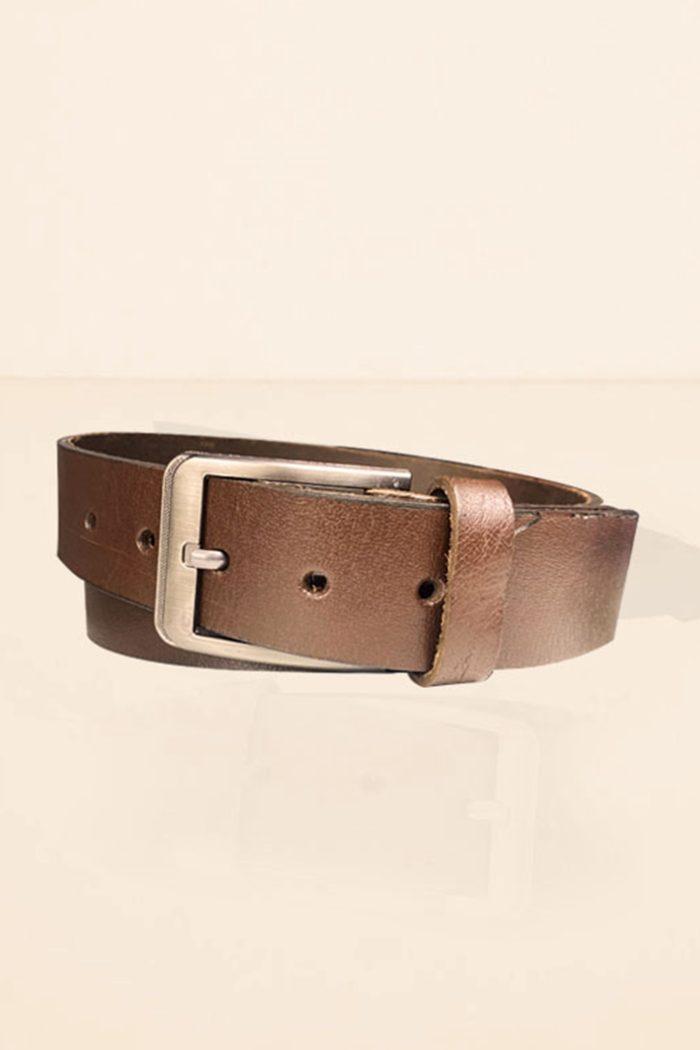 Stylish leather belt for Men Brown color