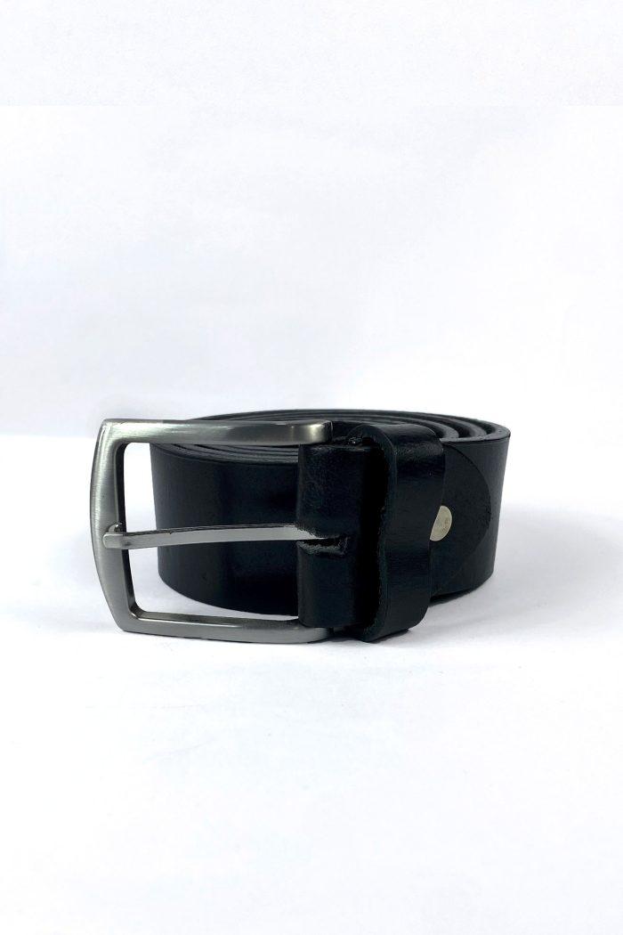 Black Pure Leather Belt