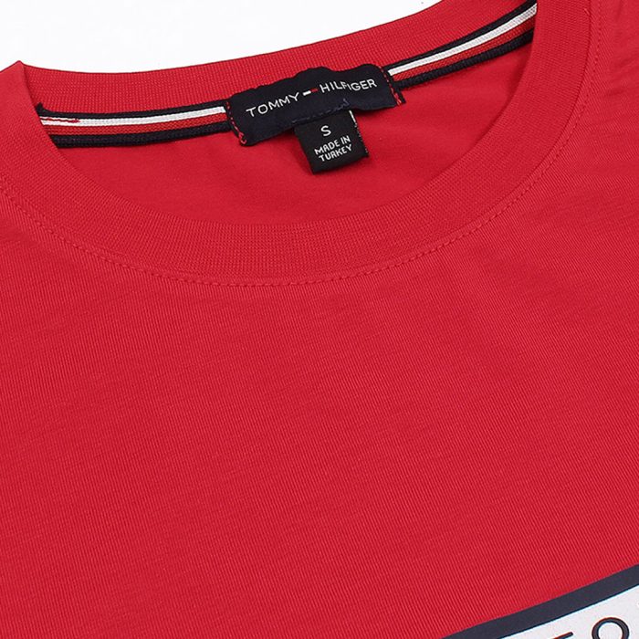 Red Printed logo Crew Neck T-Shirt