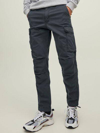 Charcoal Grey Slim fit Cargo Trouser